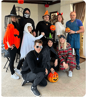 Team Halloween celebration